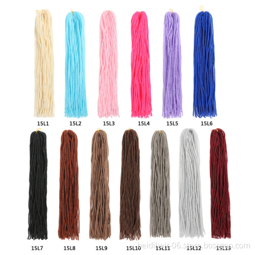 Sister Locs Synthetic Hair Soft Dreadlock Crochet Goddess Faux Loc